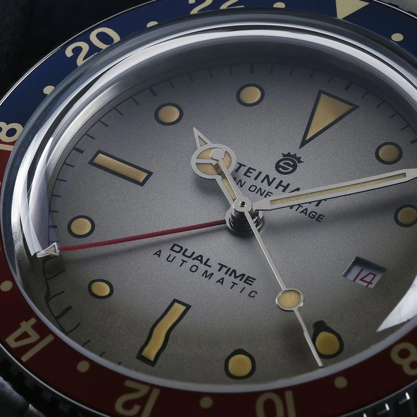 Steinhart Watches Ocean One Vintage Dual Time Premium Diver Watch