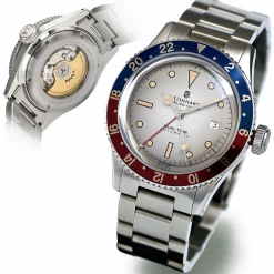 Steinhart Watches Ocean One Vintage Dual Time Premium Diver Watch