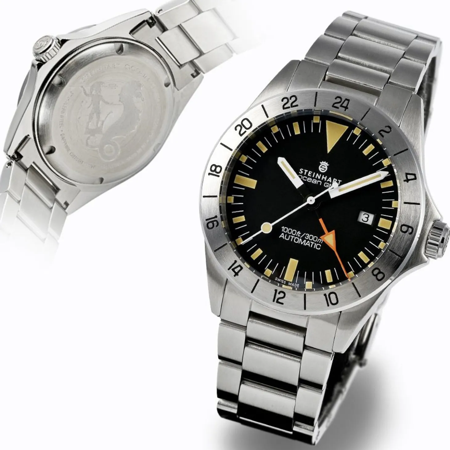Steinhart Watches Ocean One Vintage Gmt Diver Watch