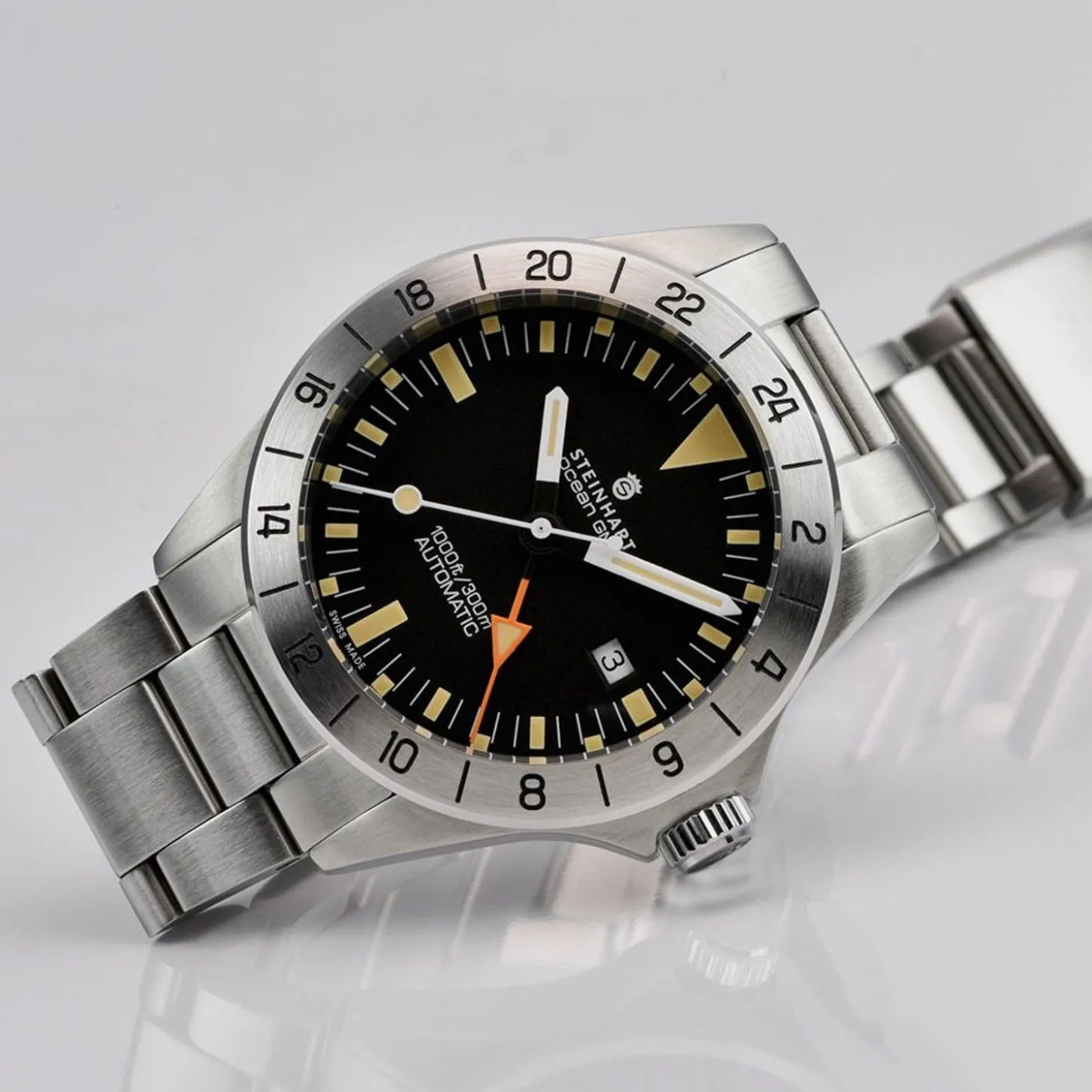 Steinhart Watches Ocean One Vintage Gmt Diver Watch