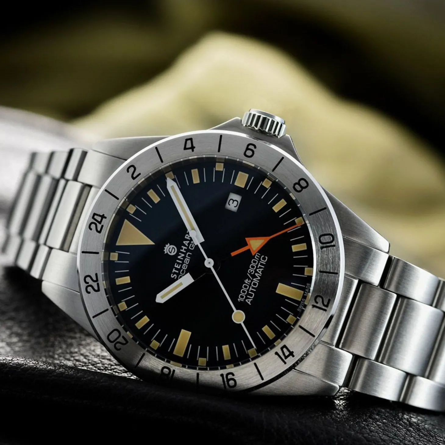 Steinhart Watches Ocean One Vintage Gmt Diver Watch