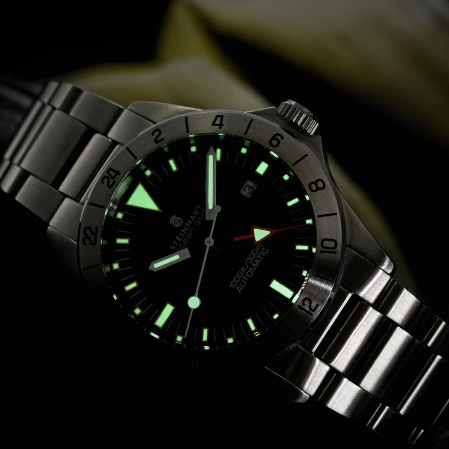 Steinhart Watches Ocean One Vintage Gmt Diver Watch