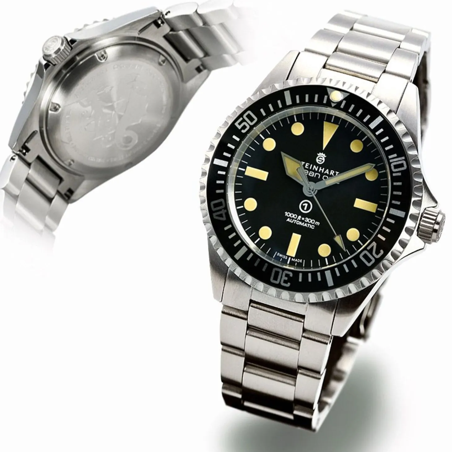 Steinhart Watches Ocean One Vintage Military Diver Watch