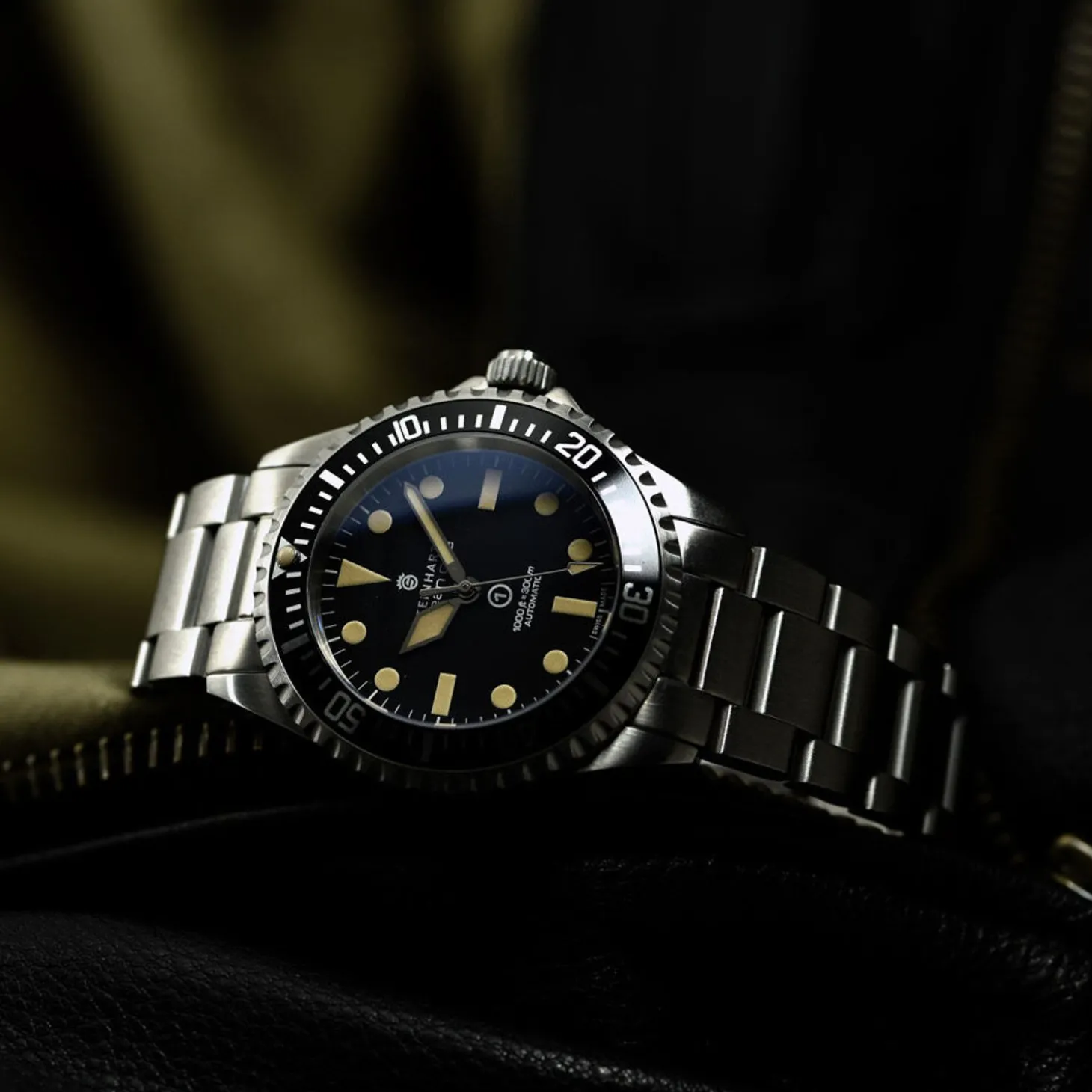 Steinhart Watches Ocean One Vintage Military Diver Watch