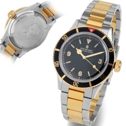 Steinhart Watches Ocean One Vintage Two-Tone Diver Watch