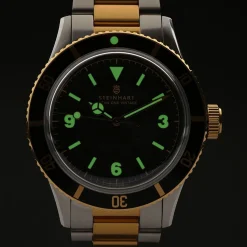 Steinhart Watches Ocean One Vintage Two-Tone Diver Watch