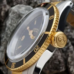 Steinhart Watches Ocean One Vintage Two-Tone Diver Watch