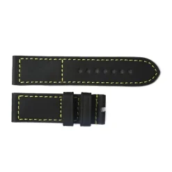 Steinhart Watches Rubber Strap Black With Yellow Stitching Size M