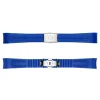Steinhart Watches Rubber Strap Blue New 22X18 Mm For Ocean 42 And Ocean 44 With Clasp Steel