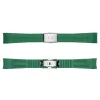Steinhart Watches Rubber Strap Green New 22X18 Mm For Ocean 42 And Ocean 44 With Clasp Steel