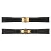 Steinhart Watches Rubber Strap New 22X18 Mm For Ocean 42 With Clasp Gold