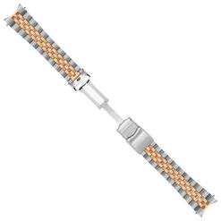 Steinhart Watches Stainless Steel Bracelet Two Tone Satined 22/18 5 Lines Incl. Endlinks