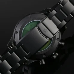 Steinhart Watches Steel Bracelet Dlc Mat 20/16 Mm For Nav B-Chrono 42 Green Ltd. Edition Incl. End Links