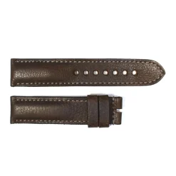Steinhart Watches Strap Dark Brown With Grey Stitching Size L