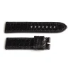 Steinhart Watches Strap Handmade Lousiana Alligator Size S With Black Stitches