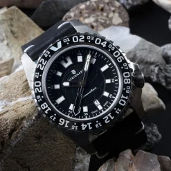 Steinhart Watches Traveller Gmt Black Diver Watch