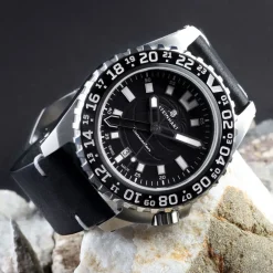 Steinhart Watches Traveller Gmt Black Diver Watch
