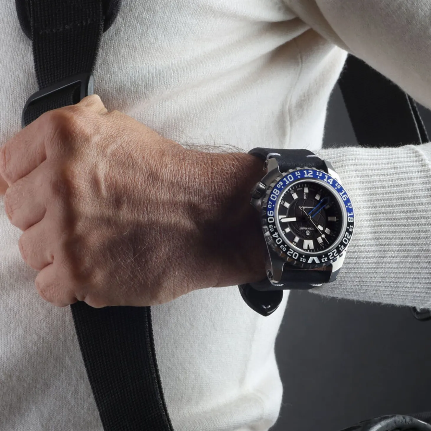 Steinhart Watches Traveller Gmt Blue Diver Watch