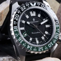 Steinhart Watches Traveller Gmt Green Diver Watch
